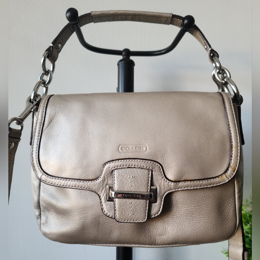 Coach Taylor Champagne Leather Crossbody